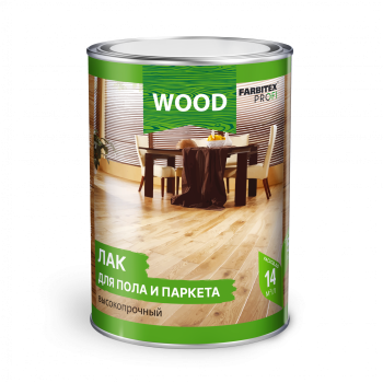 Лак ABC-Farben FARBITEX ПРОФИ, Good for Wood паркетный бесцветный 0,9 л глянцевый